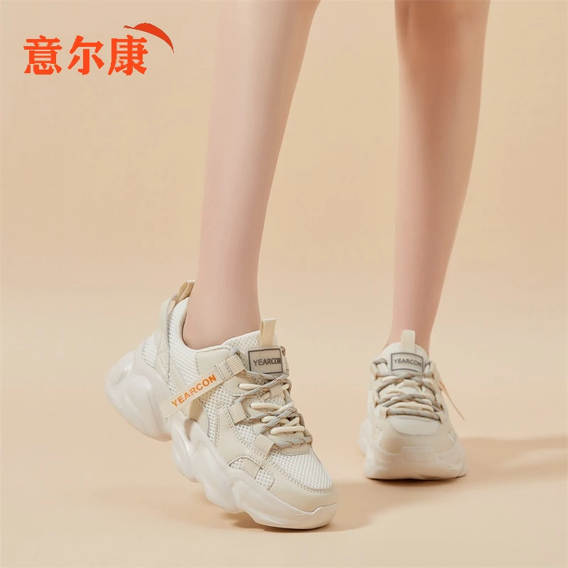 YEARCON/意尔康春季百搭休闲鞋潮流时尚厚底老爹鞋运动显瘦女鞋