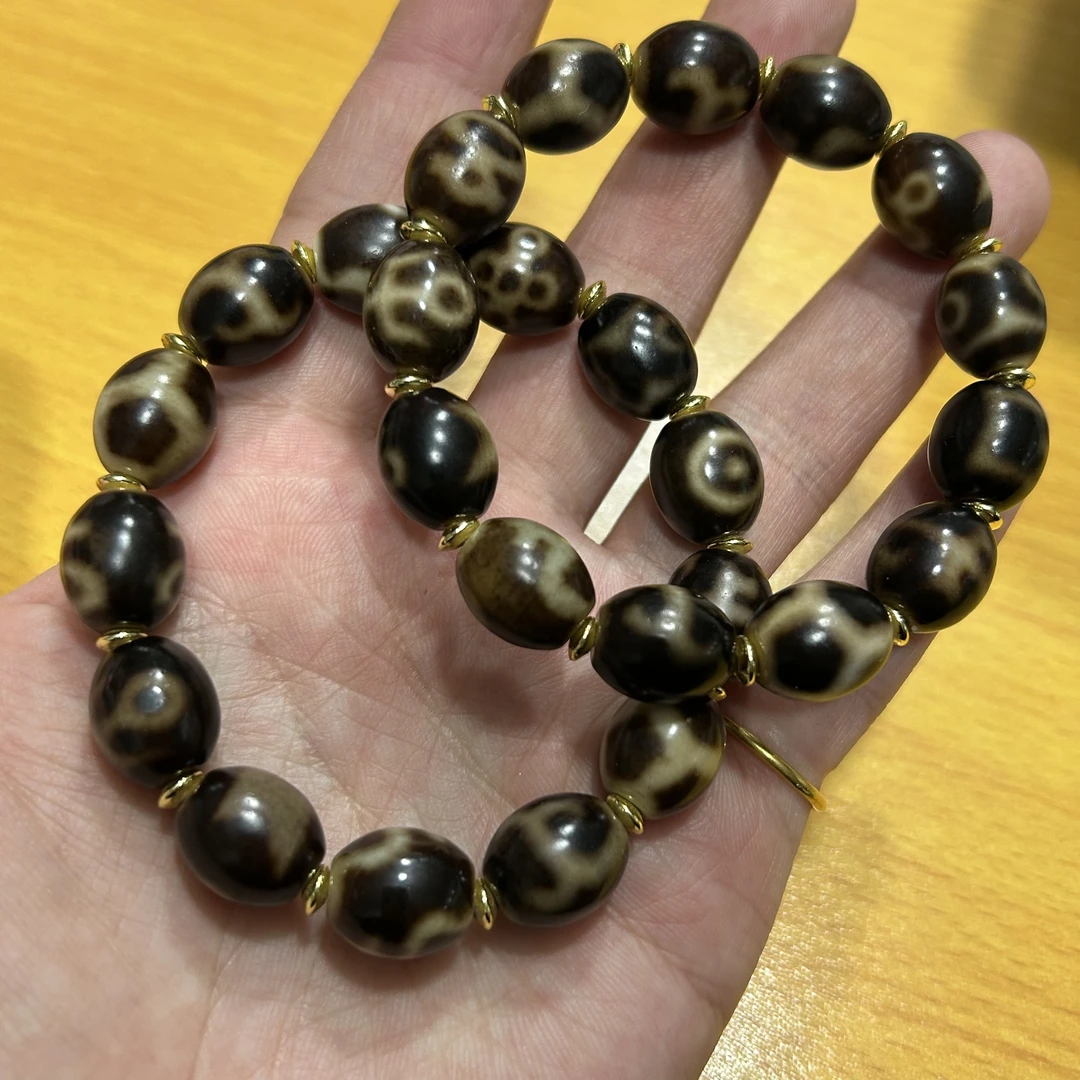 【佳哥严选】 J69181-玛瑙黑金多宝diy手串—多样性发其一-12mm