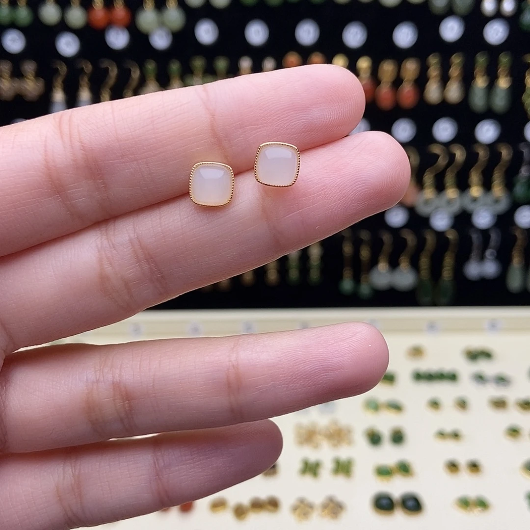 南红玛瑙银S925镀金镶嵌颈饰