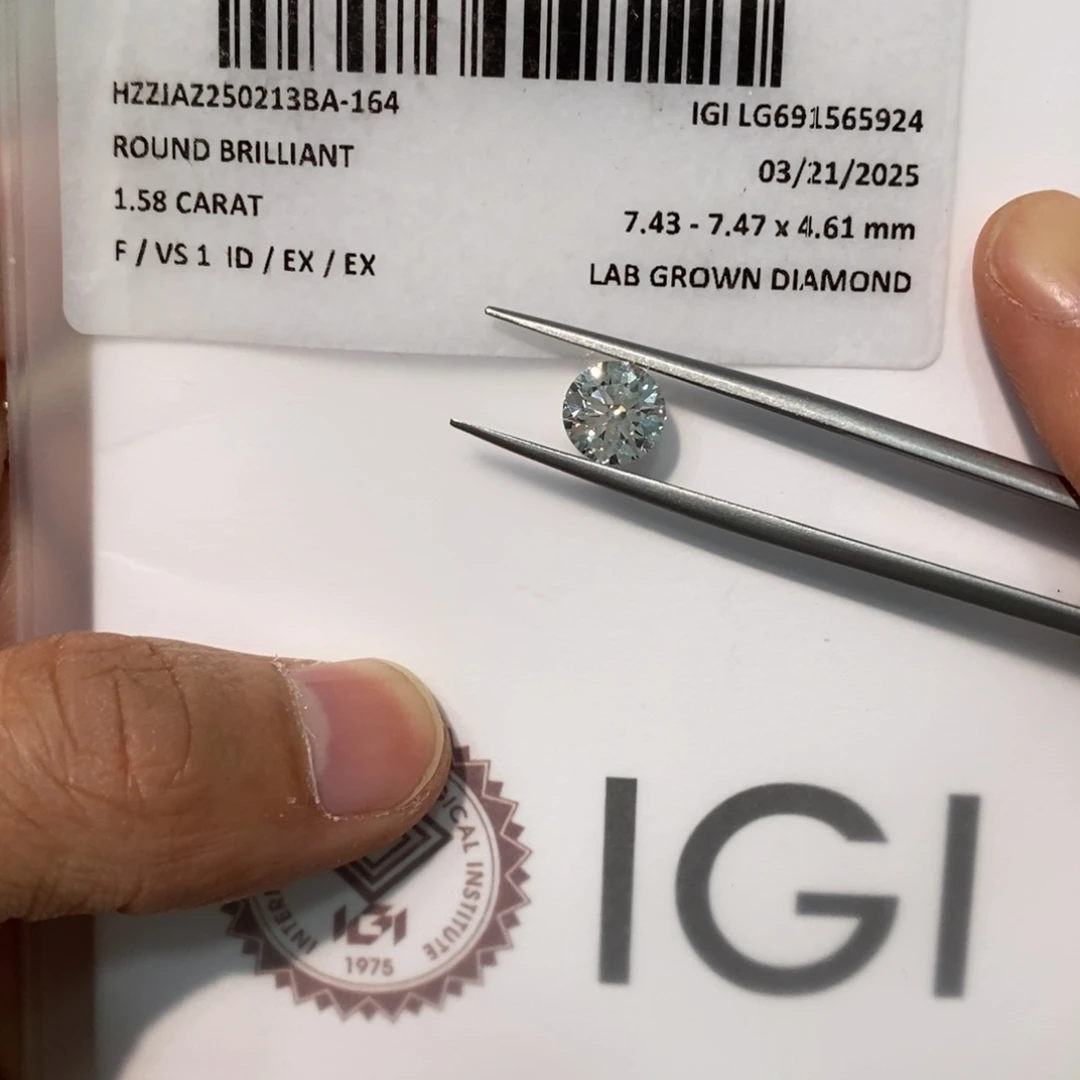 实验室培育钻石裸石未镶嵌