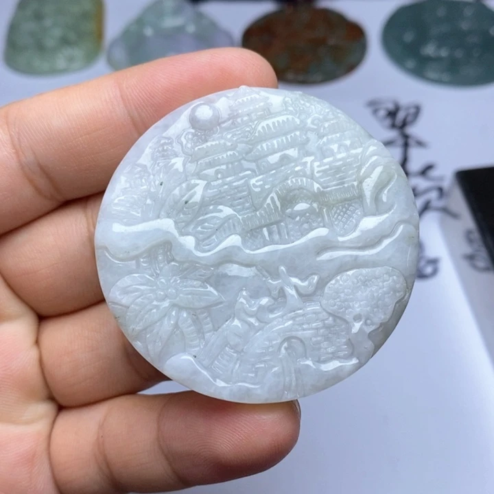 颈饰未镶嵌翡翠翡翠