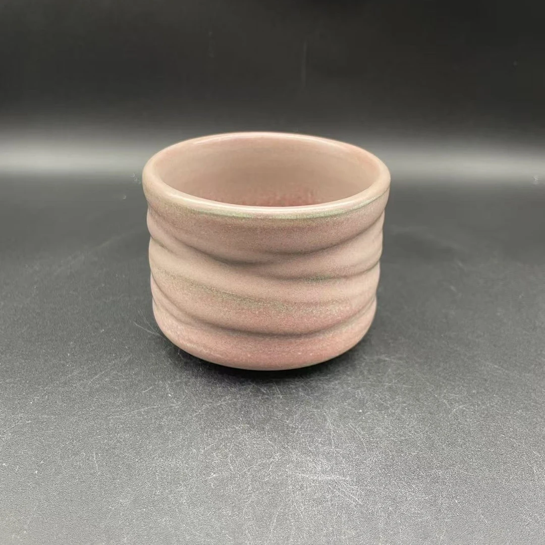 钧瓷茶杯,全手工手拉坯制作