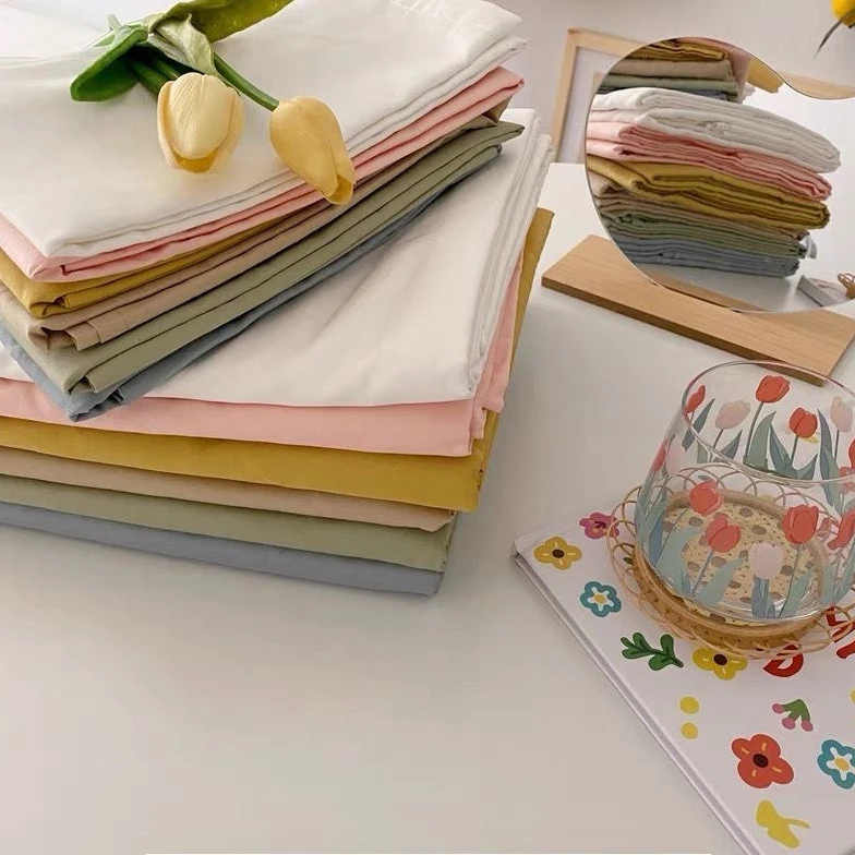 D1孤品被子 清 床单被套四件套 床上用品 亲肤简约小清新 （多）