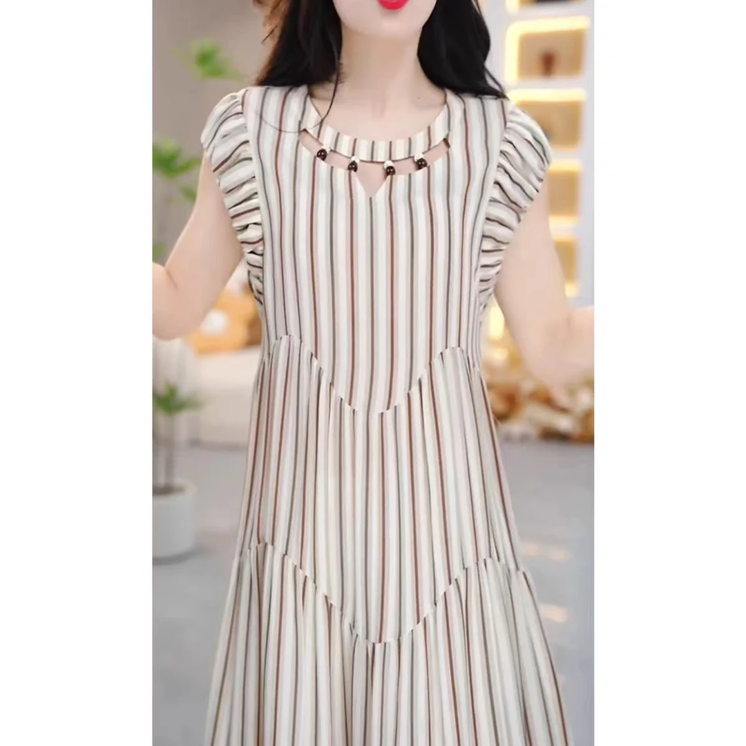 连衣裙2025新款女夏季今年流行爆款气质名媛减龄轻奢高级感