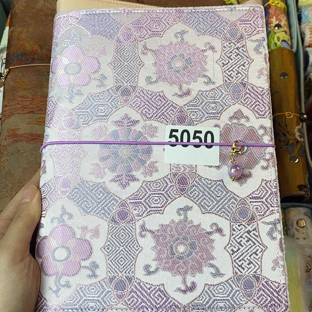 织绣A5活页不加纸5050