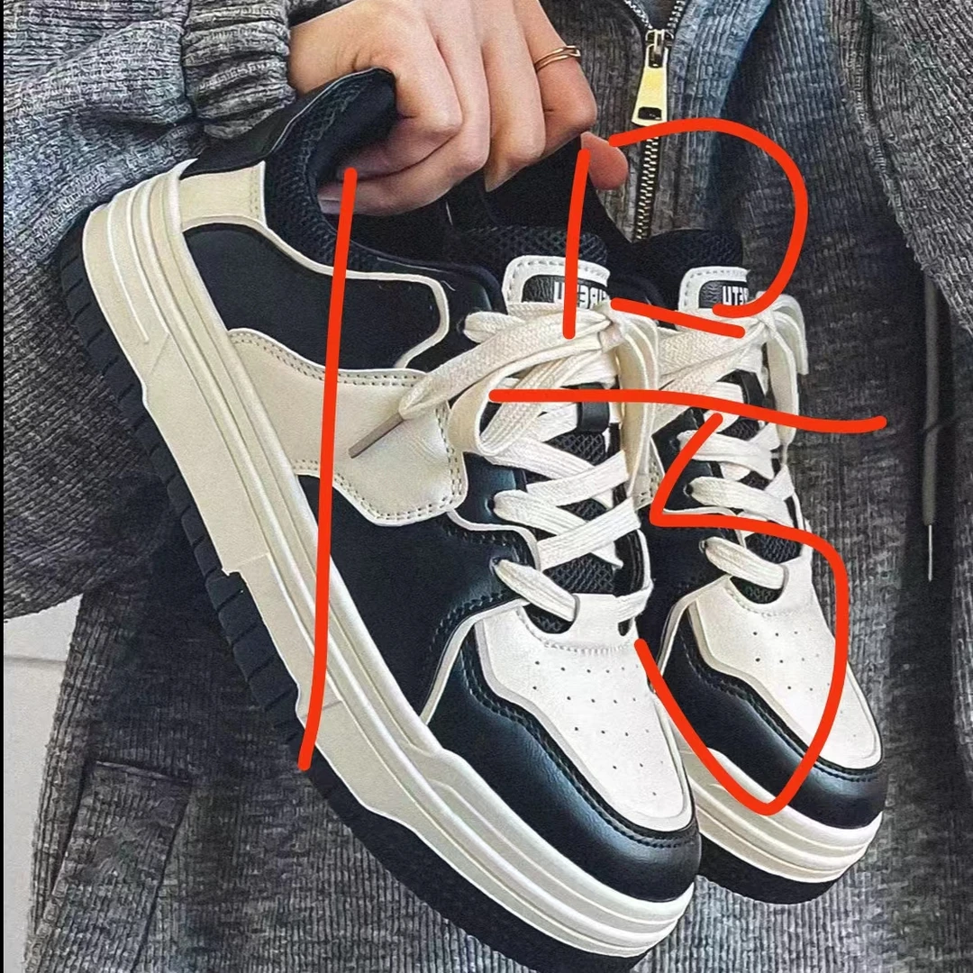 三号链接【纯白】对应编码下单时尚潮流板鞋（莉）上