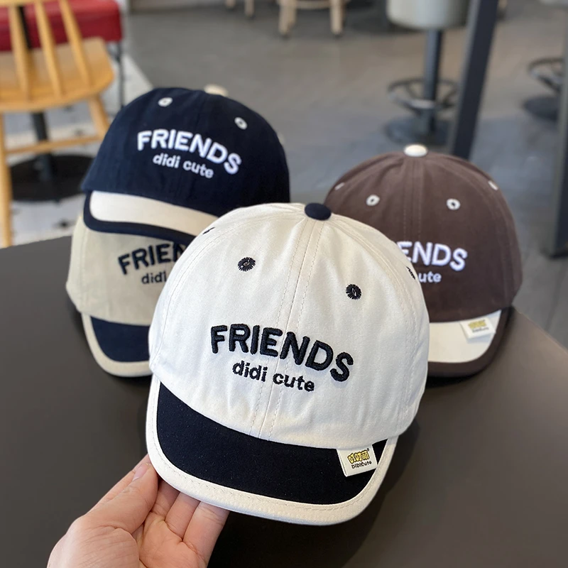 宝宝帽子春秋日系百搭男宝女宝儿童鸭舌棒球帽户外出游小童男童春