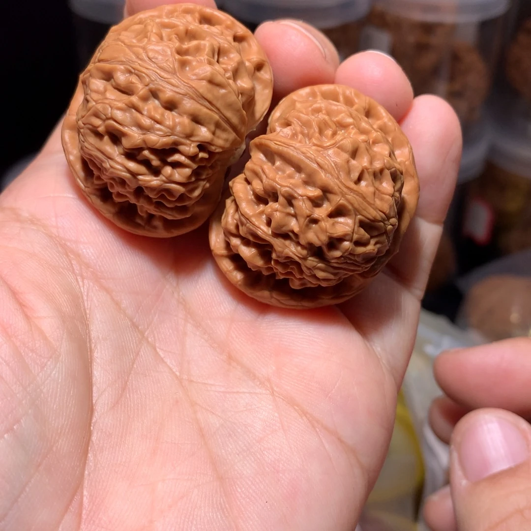 文玩核桃把件40宫灯