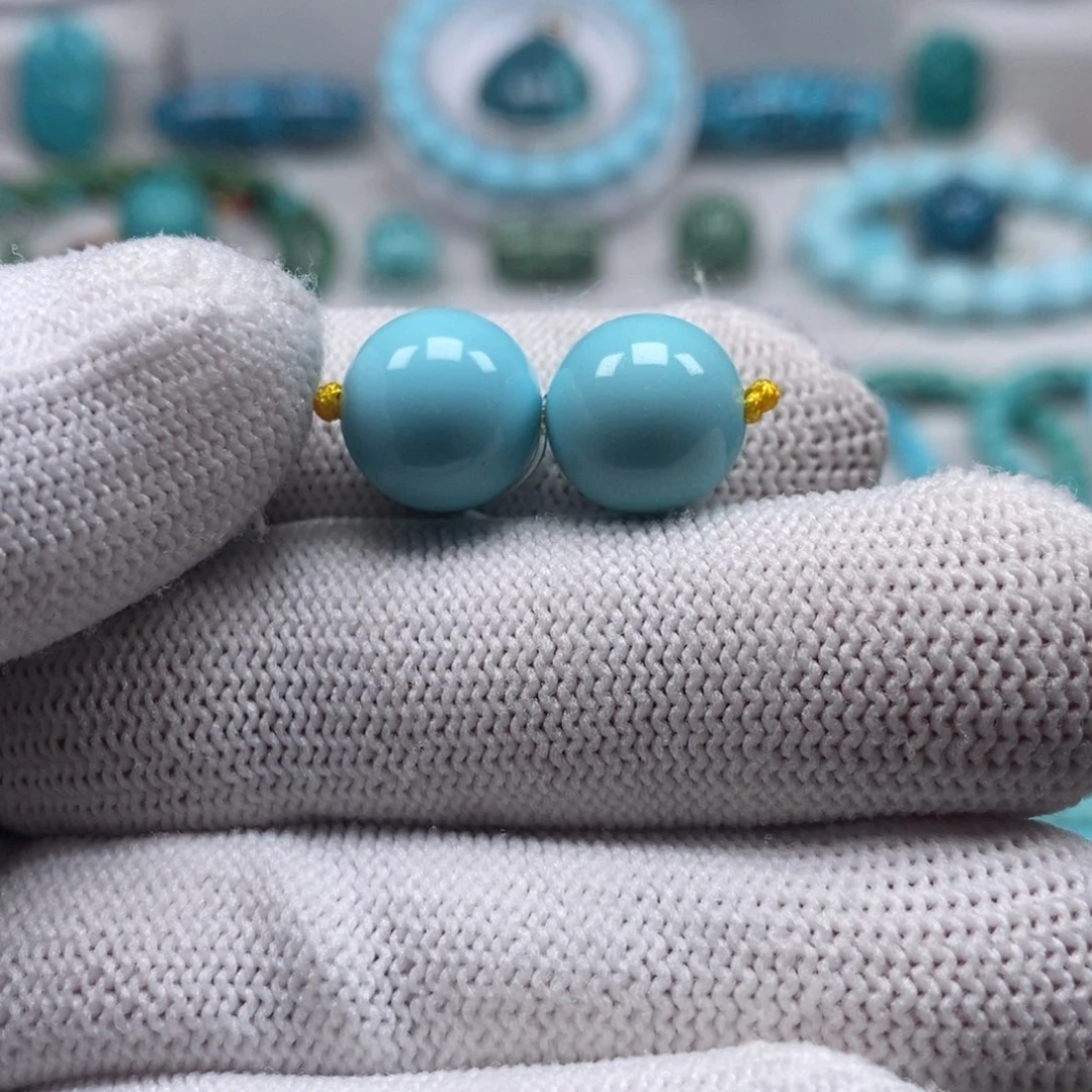 绿松石未镶嵌原矿纯干料绿松石