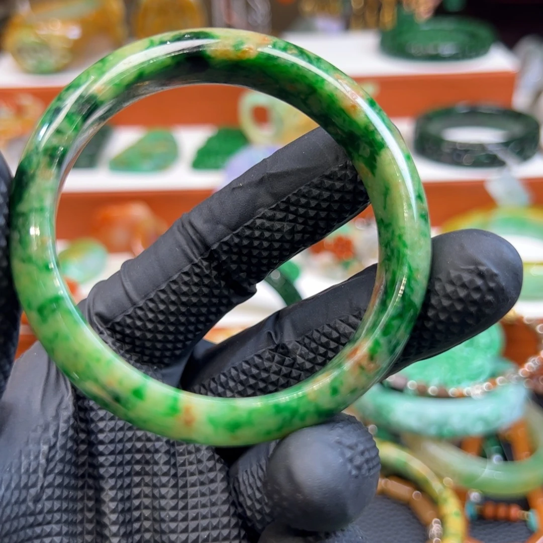 翡翠未镶嵌手镯翡翠手镯