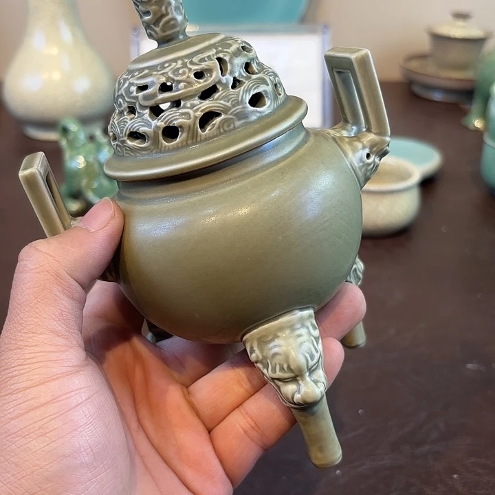 祥***启瓷片龙泉青瓷福利青瓷