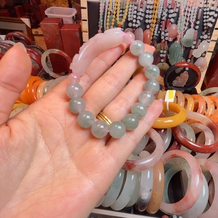 石英质玉手镯未镶嵌倾***1