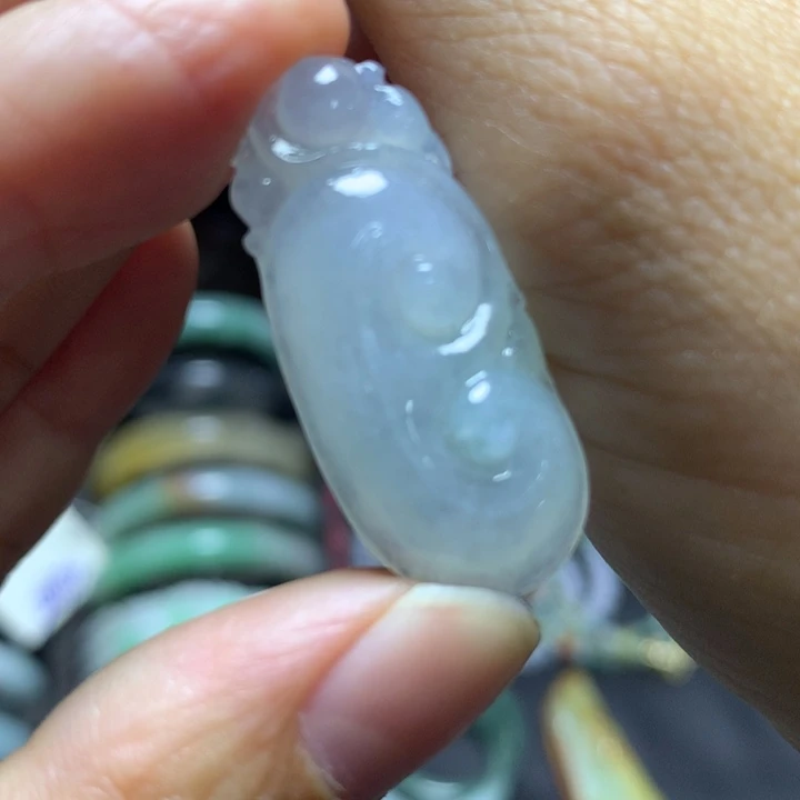 定制翡翠未镶嵌翡翠如意