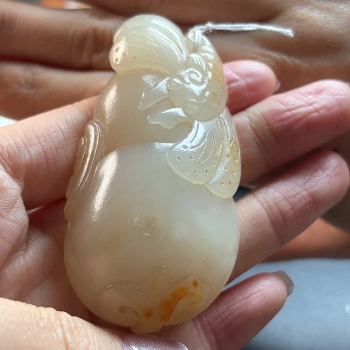 和田玉挂件未镶嵌顺**意