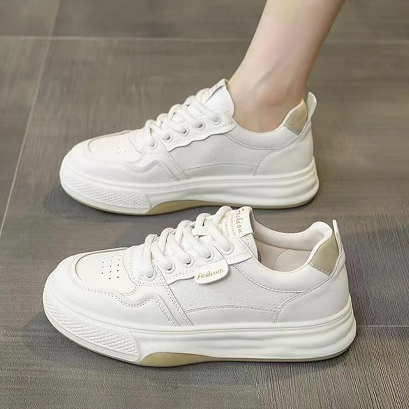 8809 白色板鞋休闲鞋女