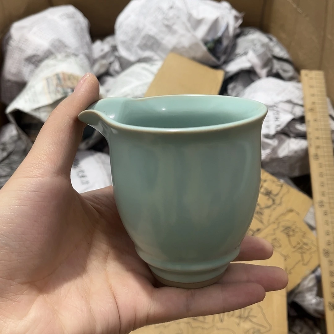瓷片茶摆件工艺品摆件666