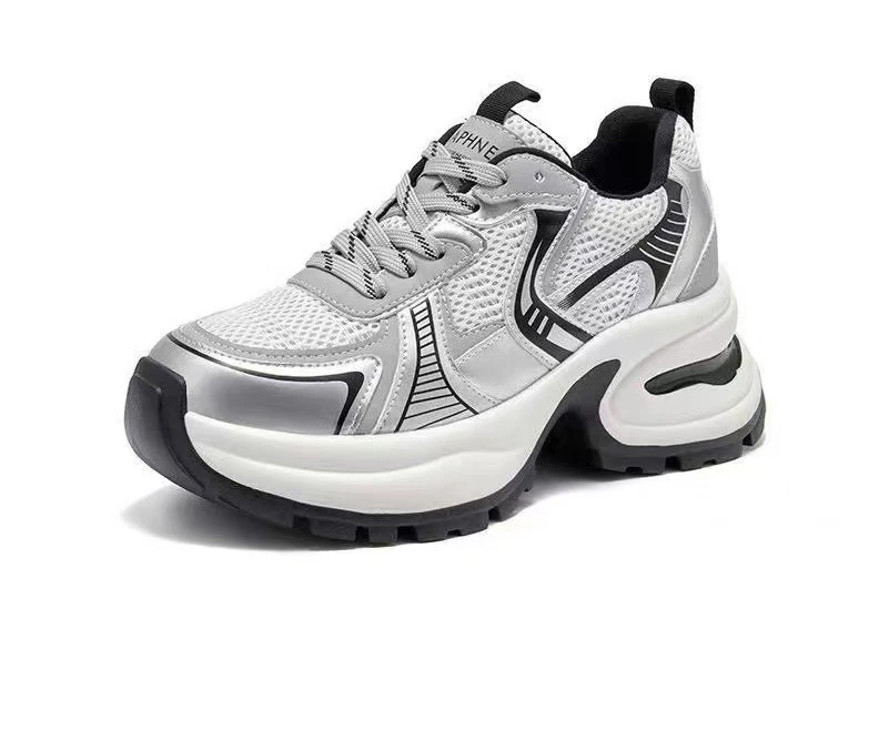 老爹鞋增高圆头透气时尚休闲鞋百搭ins时髦小姨风