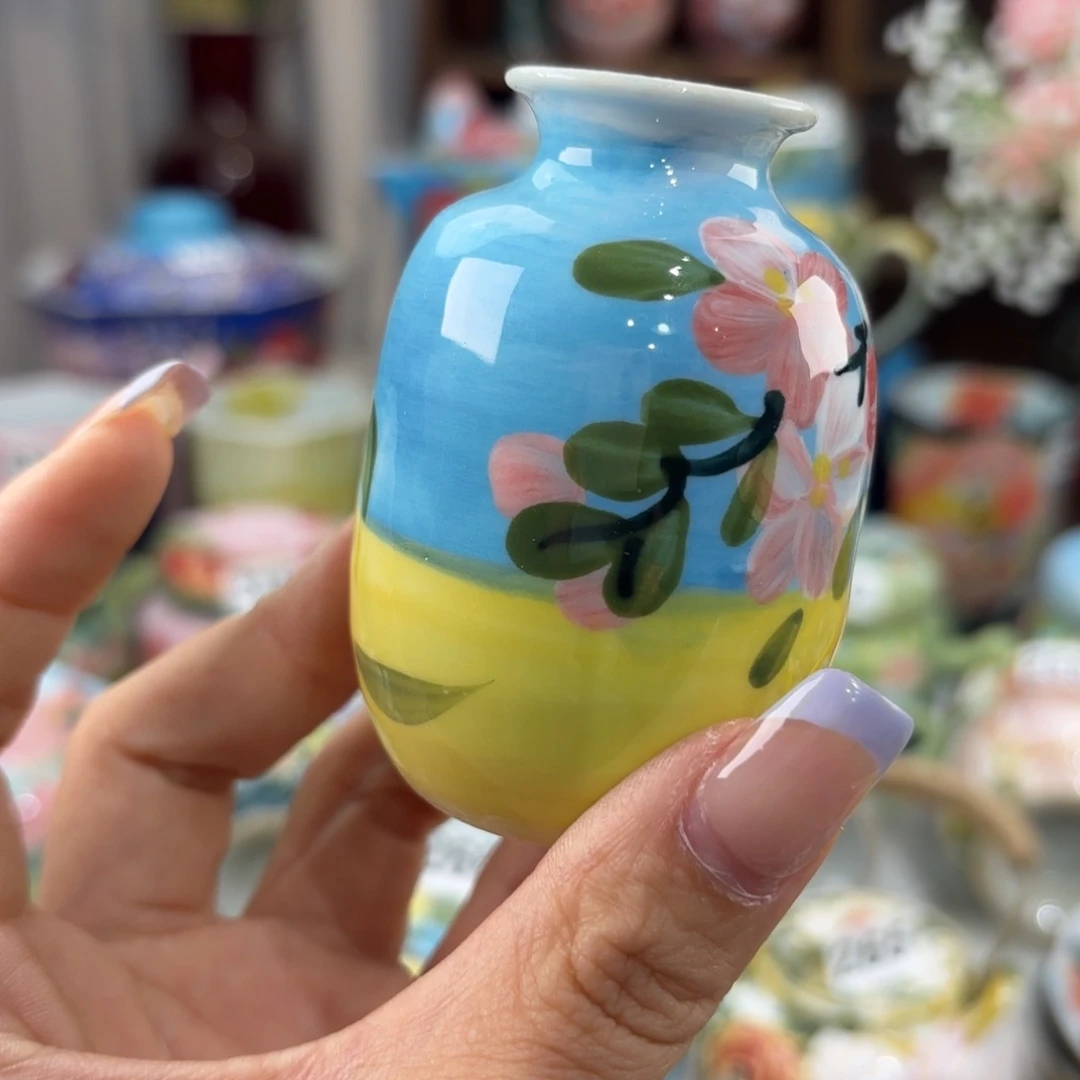 瓷片景德镇手绘高温釉下彩陶瓷茶具