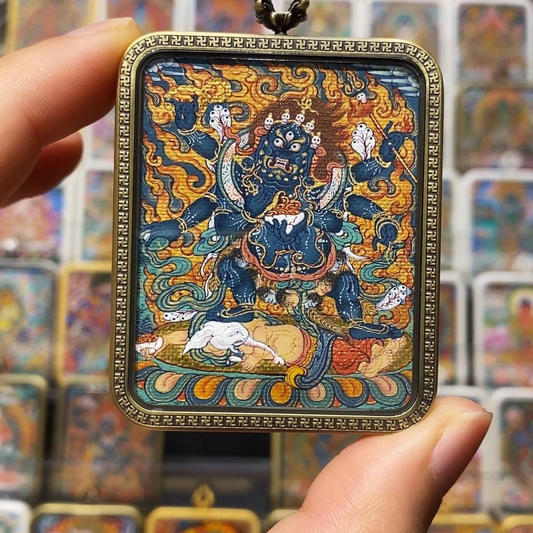 吊坠杨*唐卡唐卡艺术研究院的