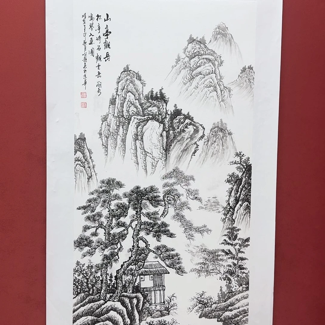 国画国画作品欣赏 100*50