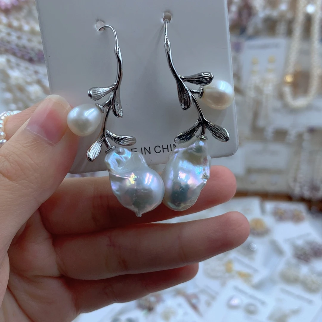 颈饰合金淡水珍珠