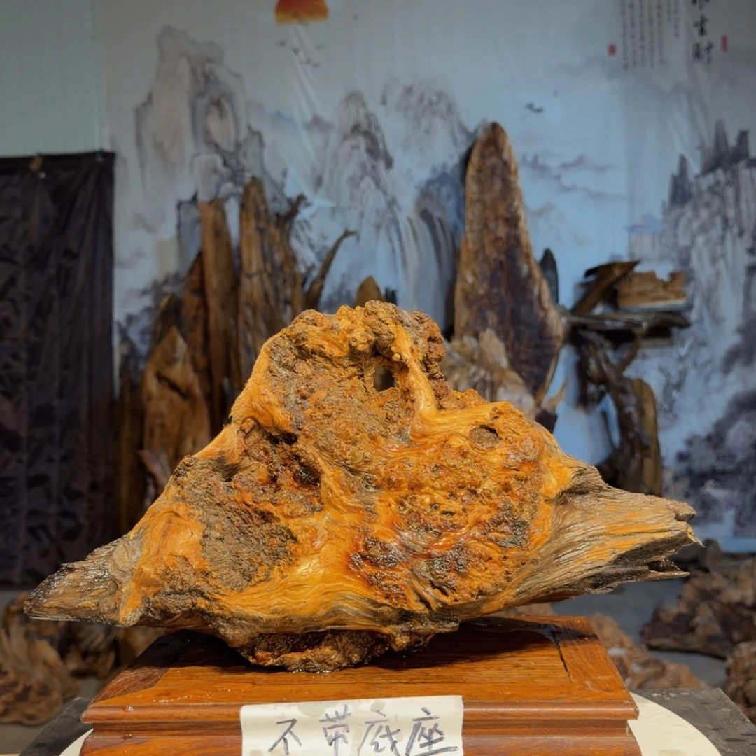 开****木三丰琥珀木 天然摆件12