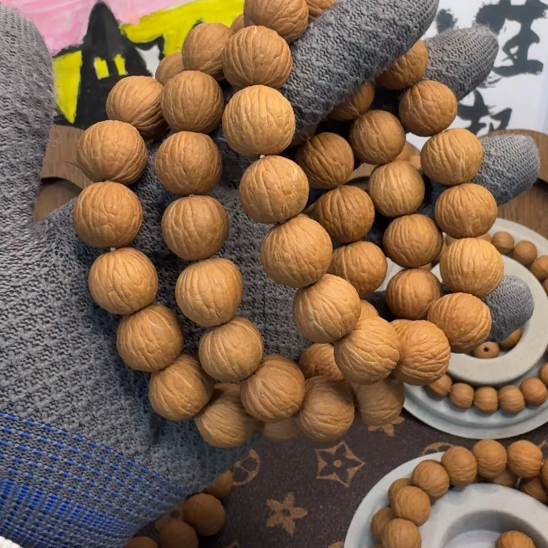 猴头核桃手串凤羽155-160