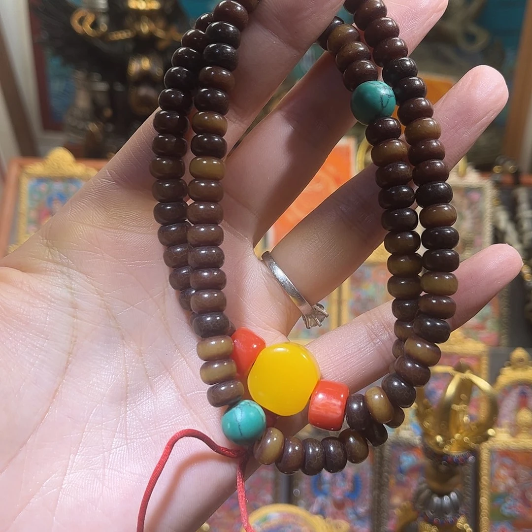吊坠青海热贡手绘唐卡