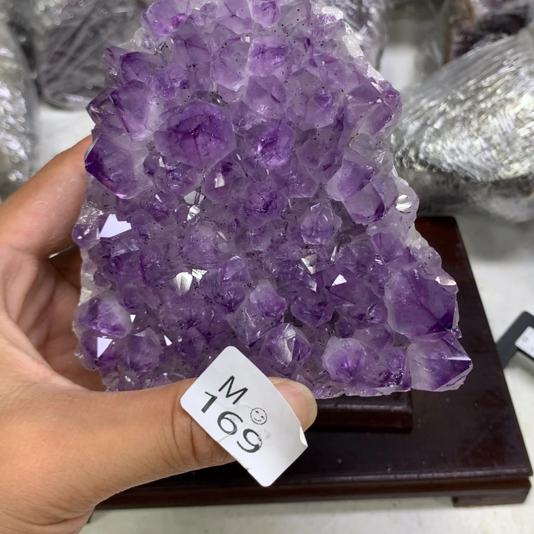 未镶嵌摆件紫晶水晶