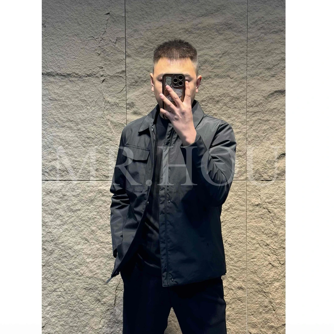 【DJ】 25190 "VLC"平替翻领轻薄羽绒夹克男士商务行政羽绒服