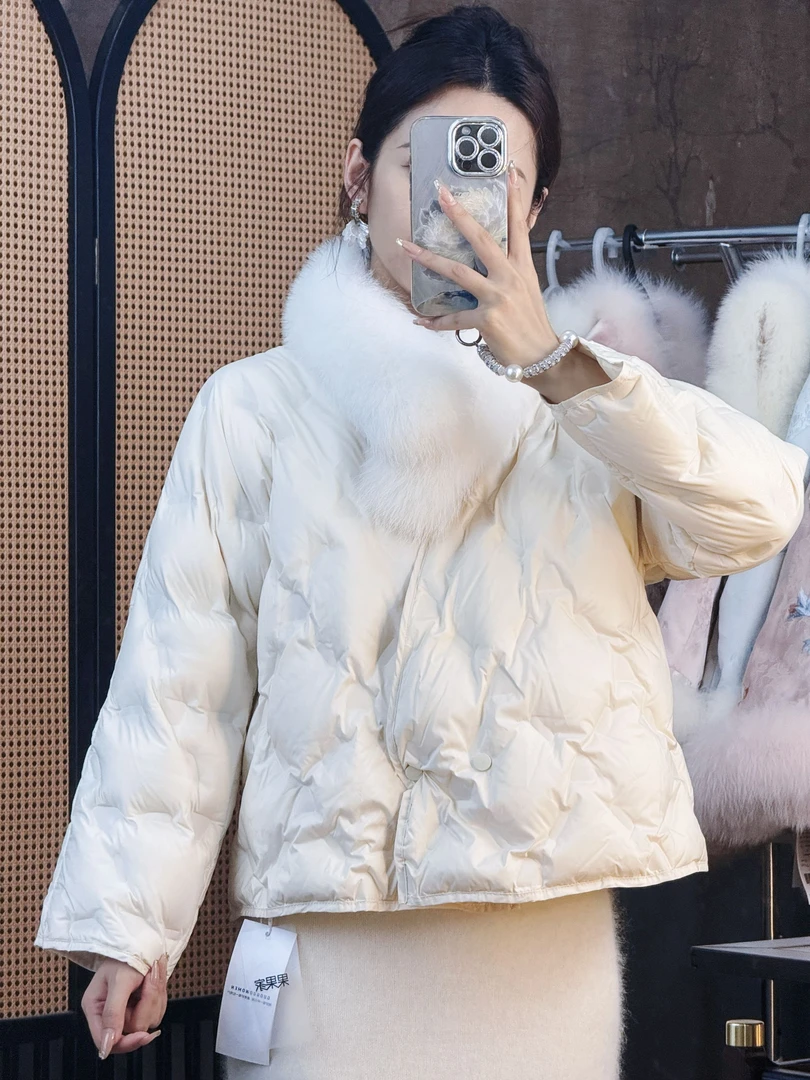 【晨曦专属】【阔版内胆】新中式秋冬气质重工2024女短款洋气轻薄外套