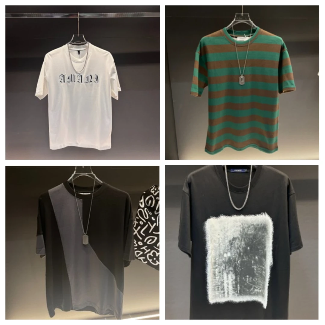 断码2025春夏休闲宽松潮流印花短袖T恤单件上衣合集