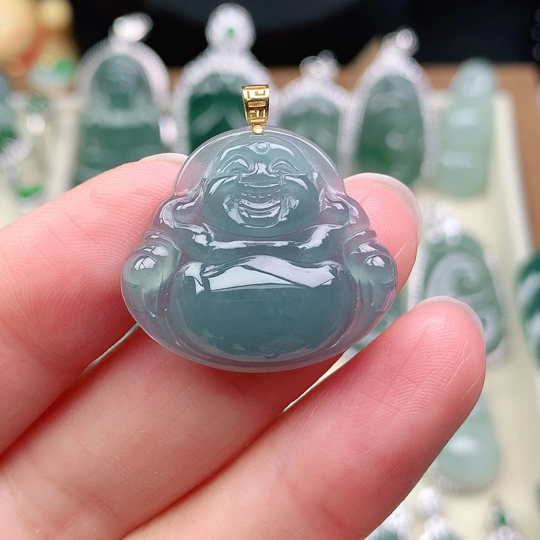 翡翠未镶嵌颈饰吊坠