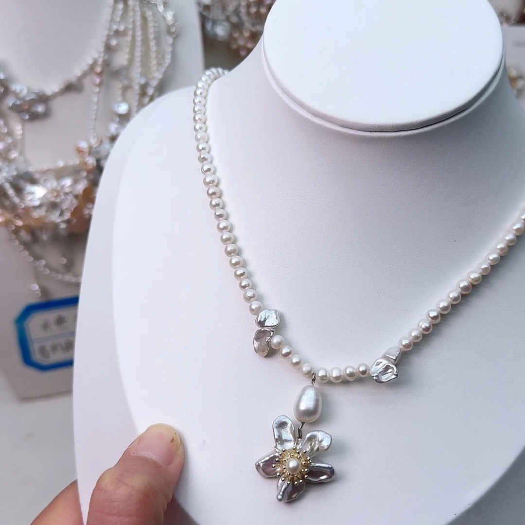 颈饰淡水珍珠未镶嵌