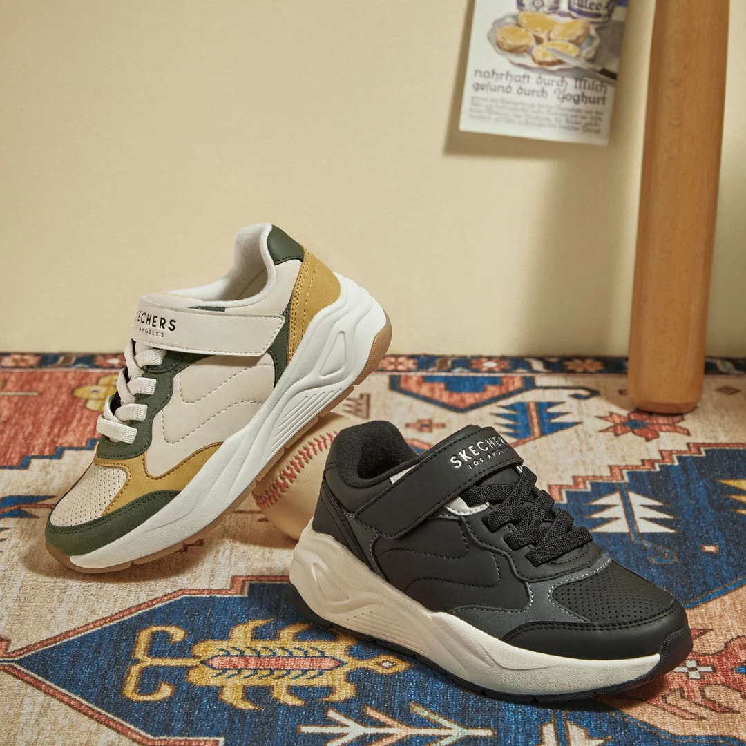 【斯凯奇】儿童休闲复古慢跑鞋417100L DB