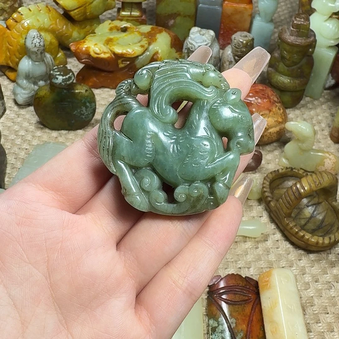 白玉菩提吊坠挂件