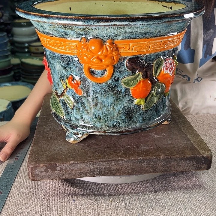 泳坤堂石湾盆陶瓷