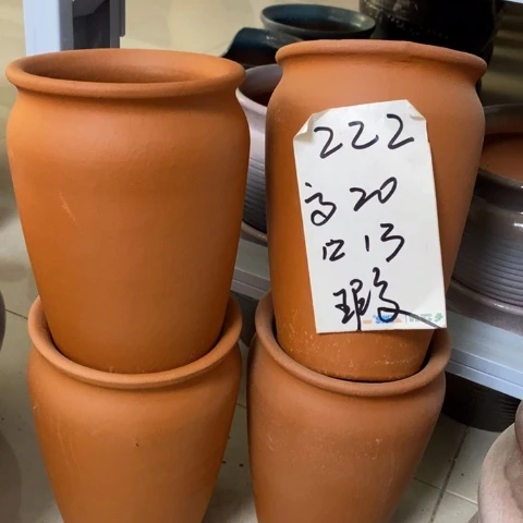 粗陶红陶花盆222