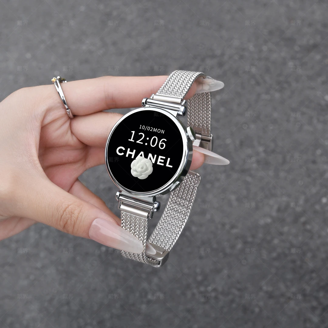 适用华为gt5手表表带麦穗款gt4女士磁吸精致watch3/4pro表链女款