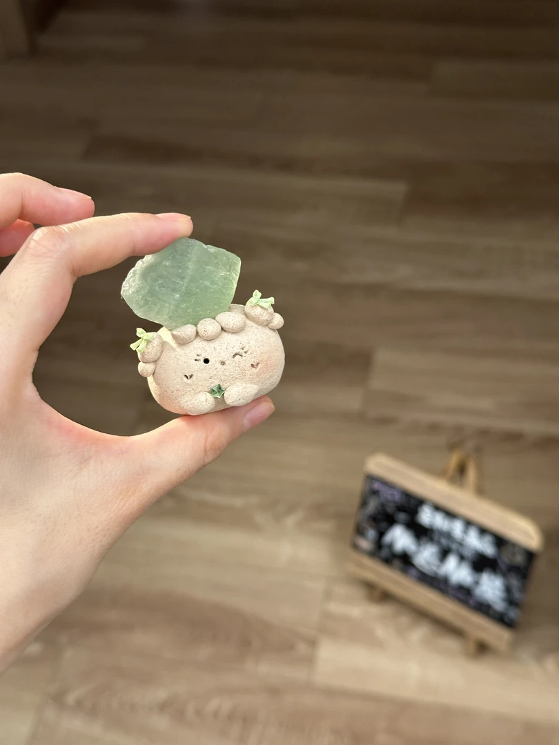 水晶小豆丁可爱双马尾绿应试