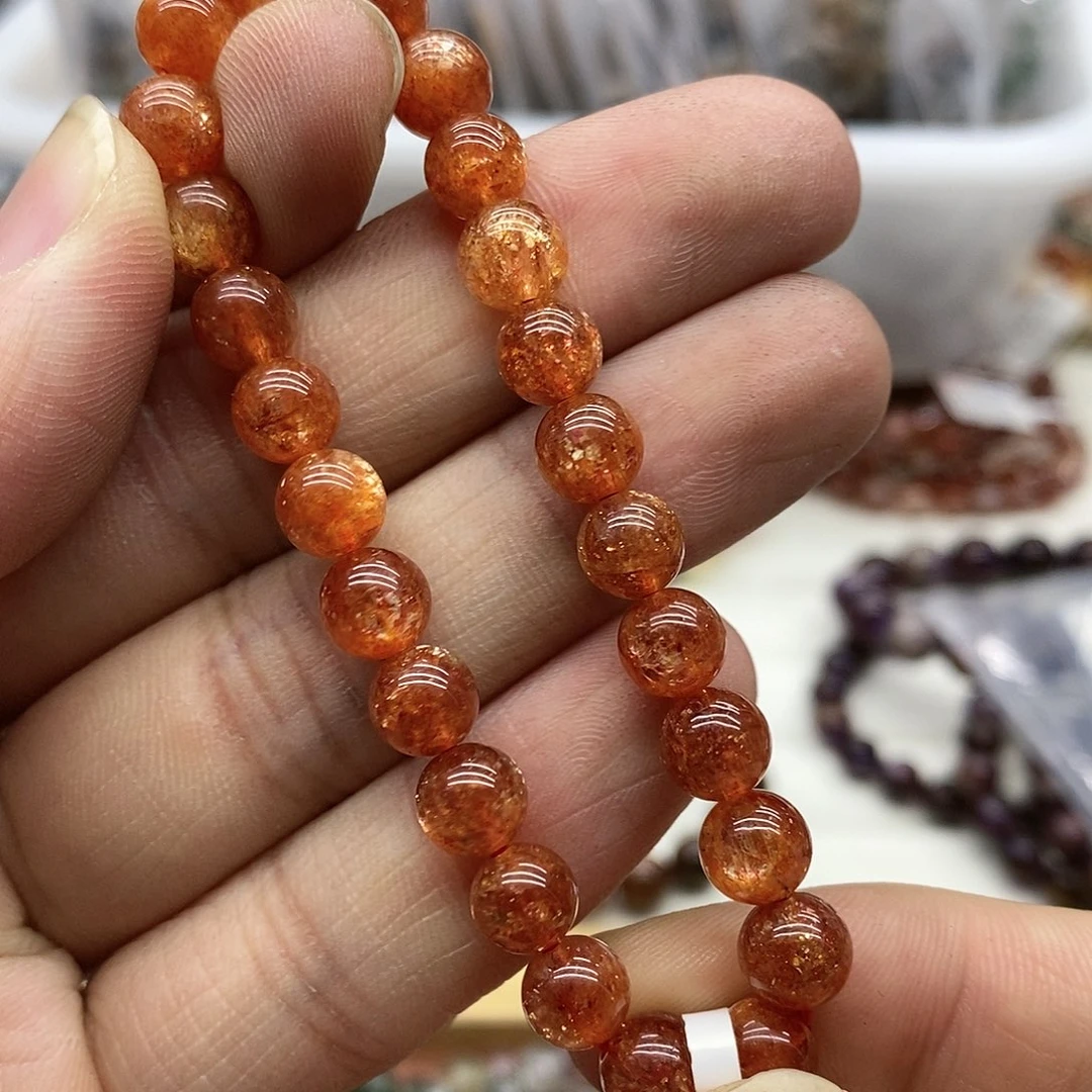 日光石手链未镶嵌天然