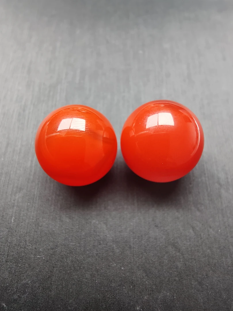 保山原矿南红圆珠15+ 水线