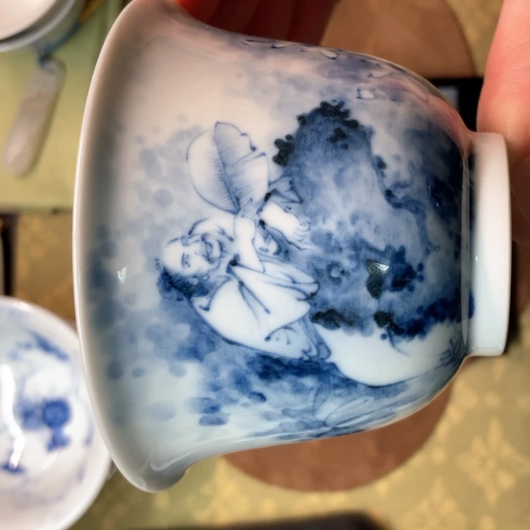 【闪购商品】摆件荷趣盖碗个人作品