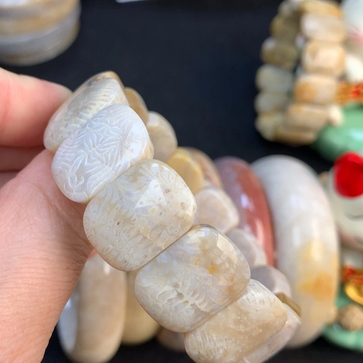 【闪购商品】硅化珊瑚（珊瑚玉）手镯未镶嵌
