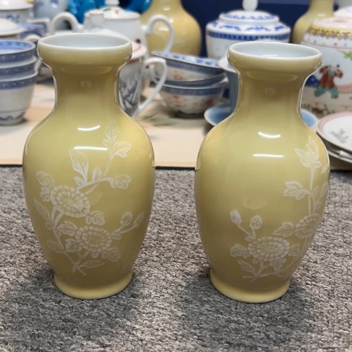 旅***轻花瓶景德镇陶瓷颜色釉花瓶