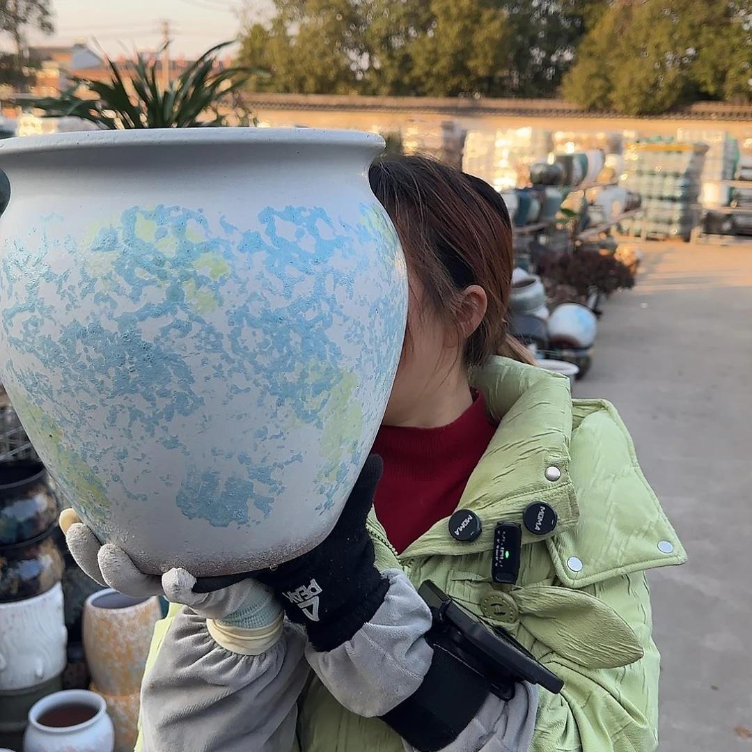 王嫂花盆1227-156高26口25