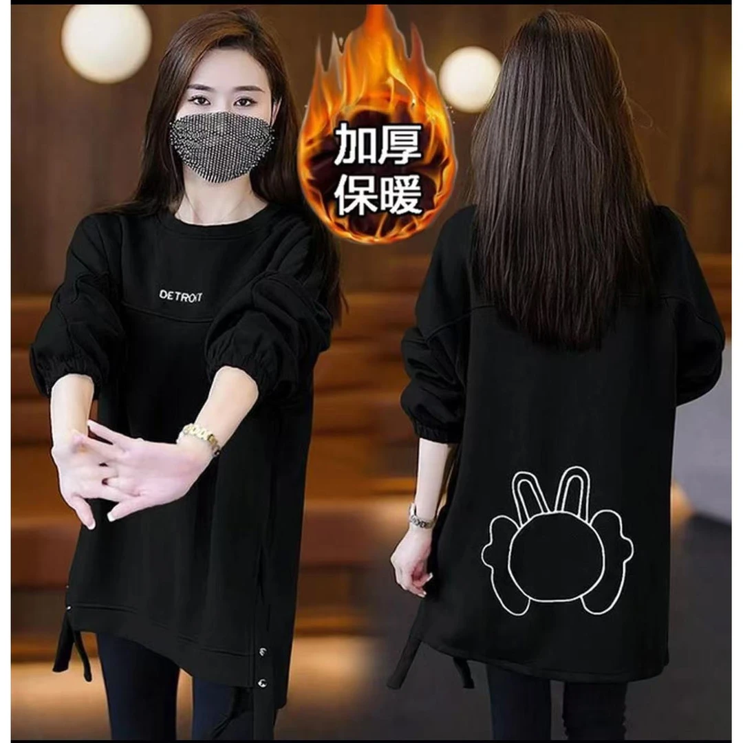 卫衣女春秋减龄时尚2025新款韩版宽松小个子秋款炸街时尚上衣潮