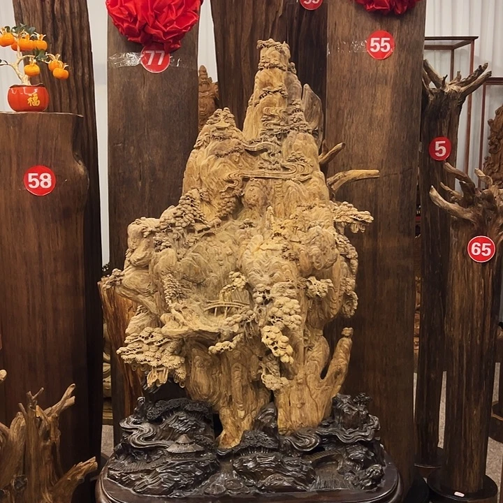 壬***壬沉香雕刻山水沉香