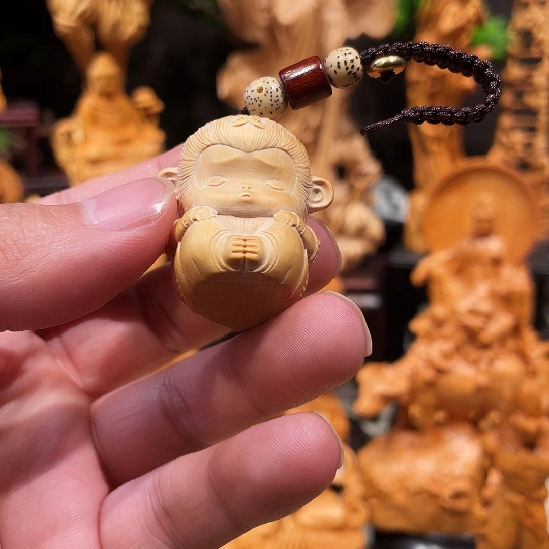 黄杨木嘟嘟猴黄杨木