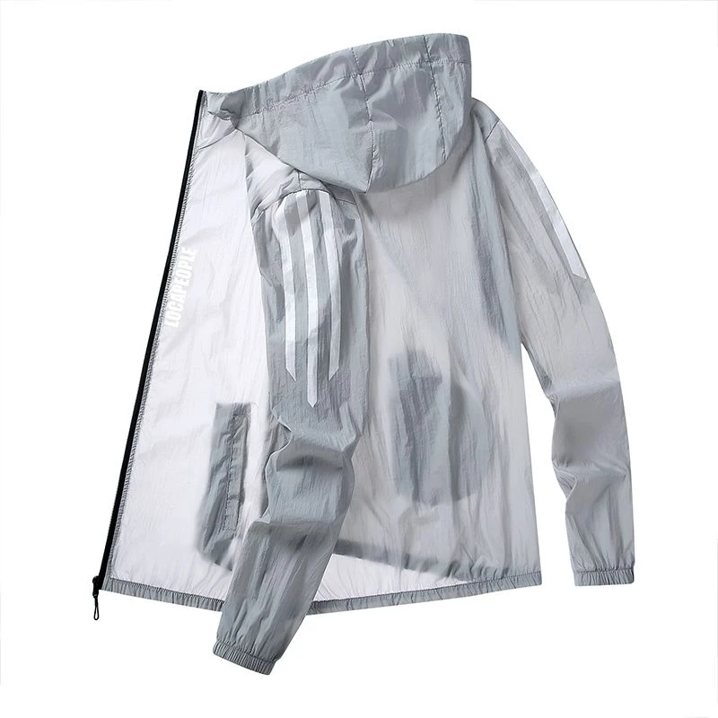 防晒衣男冰丝凉感宽松休闲防晒服男薄款夹克外套印花清凉男款